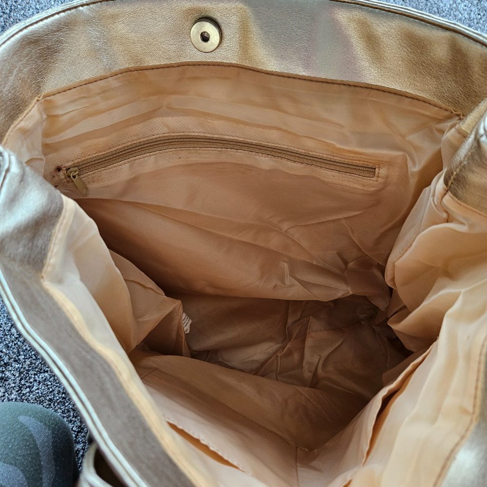 Gold and Sequined AVON Tote Bag, NWOT - Picture 6 of 6